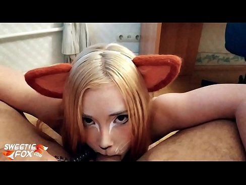 ❤️ Kitsune dîk û kum di devê xwe de dadiqurtîne Sex li me ❌️❤